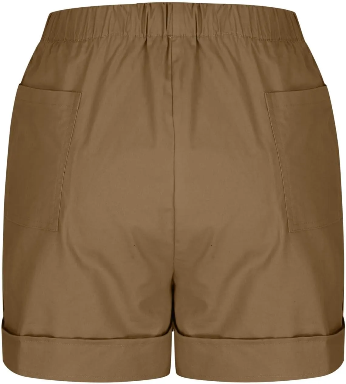 2025 Women's Cargo Shorts Casual Summer Elastic High Waisted Shorts Athletic Hiking Outdoor Outfits with Pockets