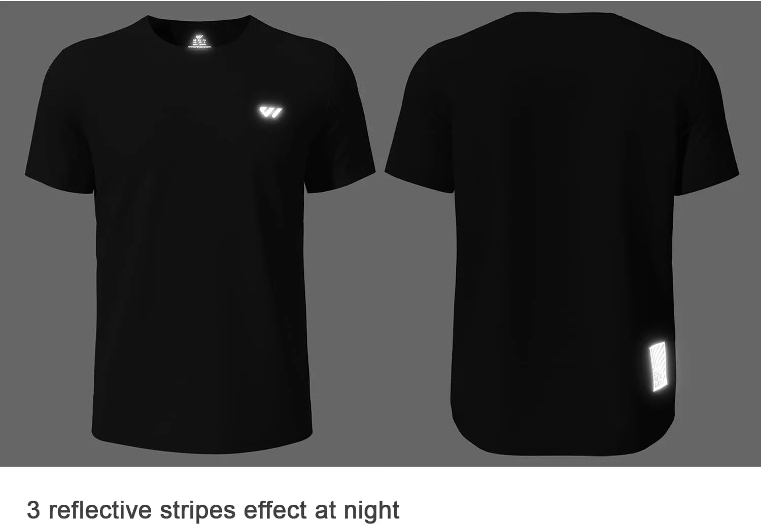 3-5 Pack Men Workout Shirts Quick Dry Running T-Shirt Short Sleeves Crew Neck Tee Athletic Moisture Wicking Gym Top UPF 50 