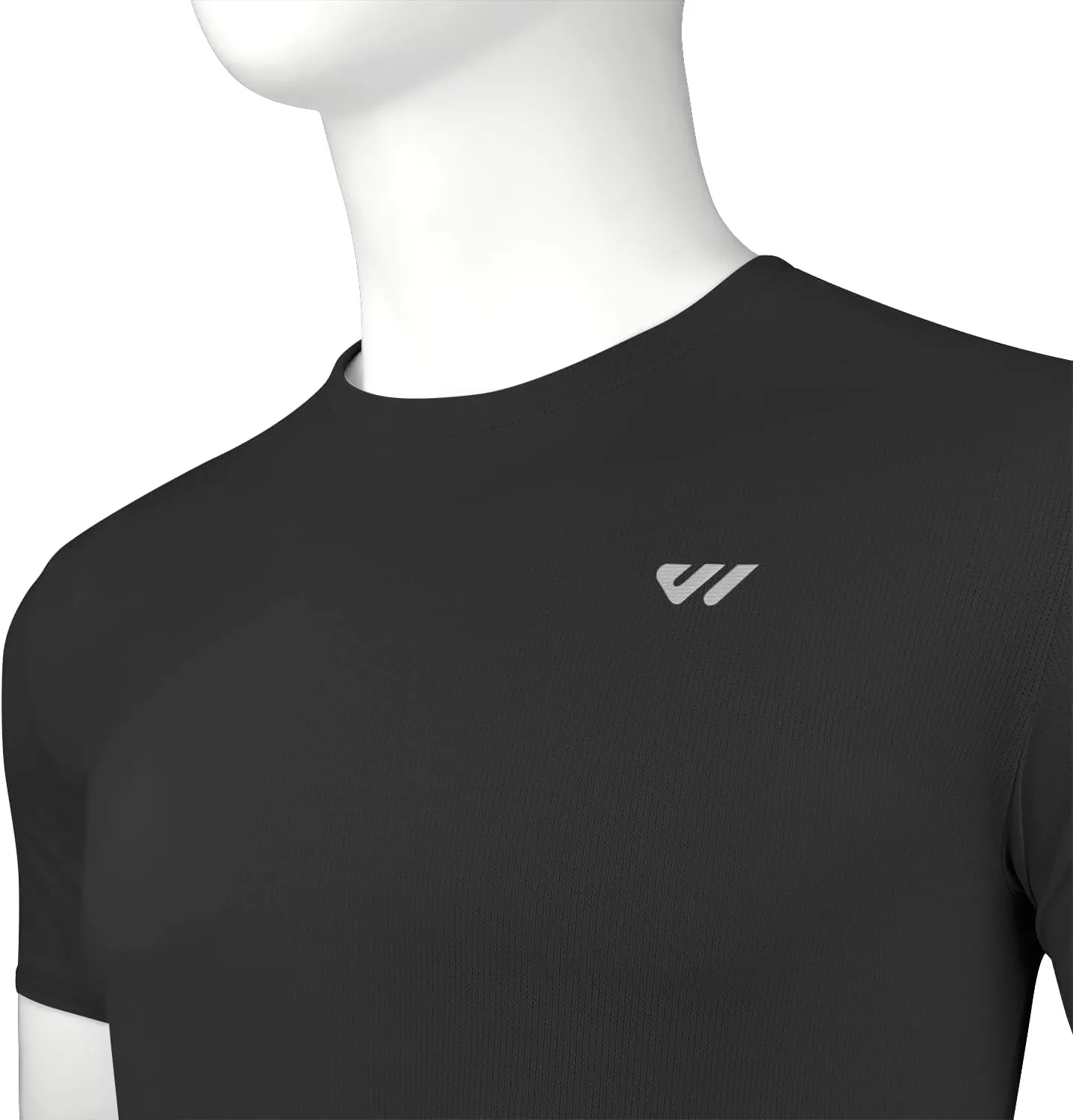 3-5 Pack Men Workout Shirts Quick Dry Running T-Shirt Short Sleeves Crew Neck Tee Athletic Moisture Wicking Gym Top UPF 50 