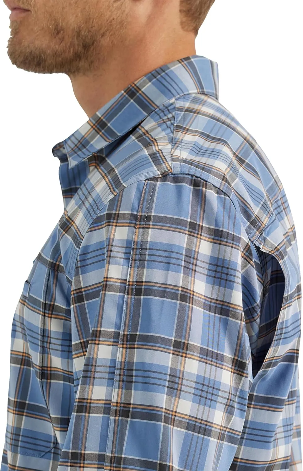 ATG by Wrangler Men's Long Sleeve Hike to Fish Shirt