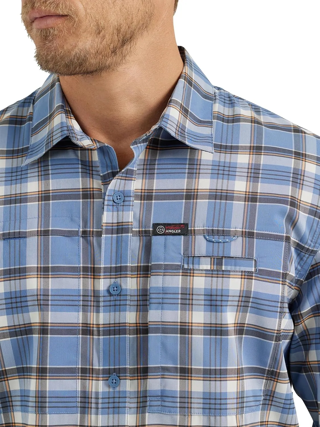 ATG by Wrangler Men's Long Sleeve Hike to Fish Shirt