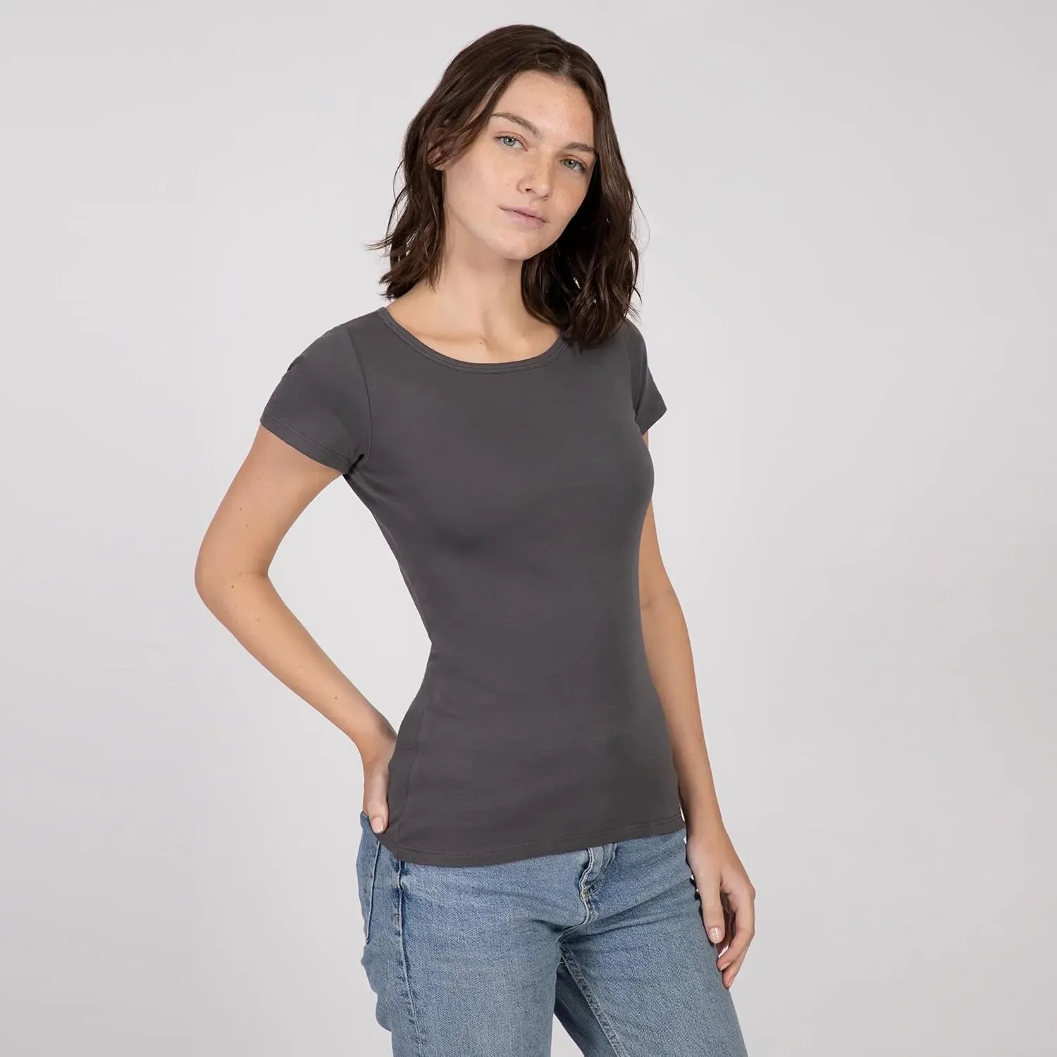 ayaecofashion AyA | Women's Organic Pima Cotton T-Shirt | Black L