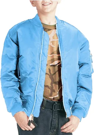 Boys Bomber Jacket, Kids MA-1 Flight Jacket