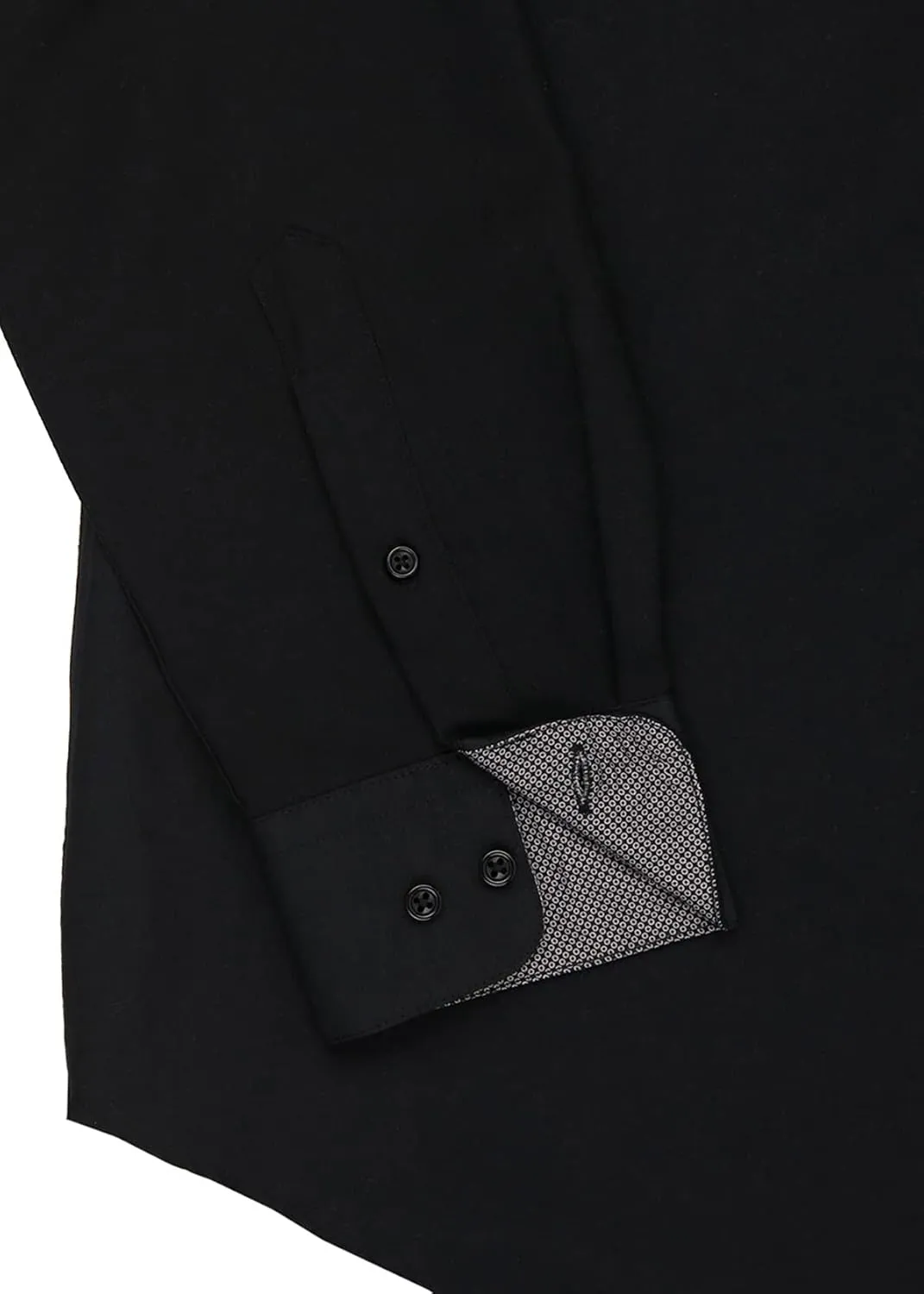 Calabrum Mens Long Sleeve Wrinkle Free Performance Dress Shirt