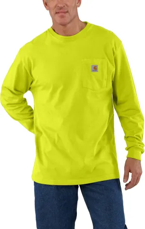 Carhartt Men's Loose Fit Heavyweight Long-Sleeve Pocket T-Shirt