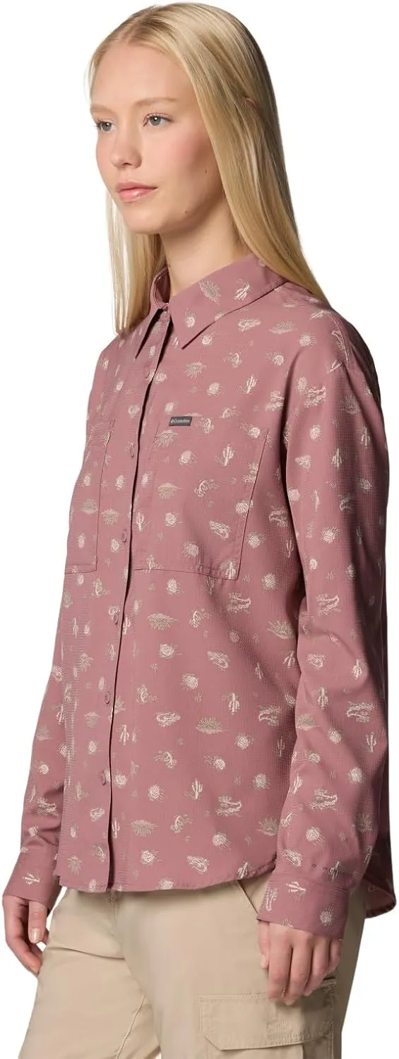Columbia Women's Silver Ridge Utility Patterned Long Sleeve Shirt