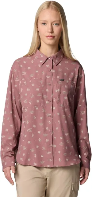 Columbia Women's Silver Ridge Utility Patterned Long Sleeve Shirt