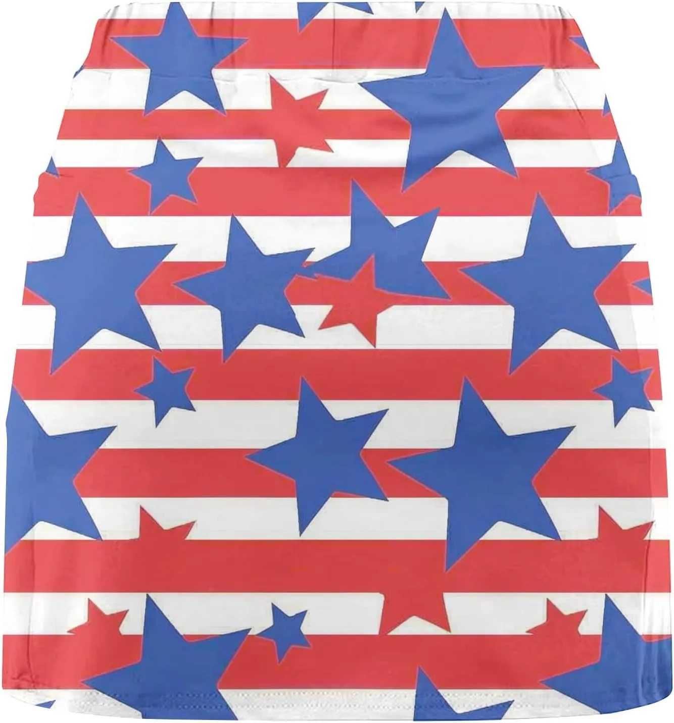 DDAPJ pyju 4th of July Tennis Skirt for Women High Waisted Athletic Skorts Running Workout Patriotic Skirts Skirted Shorts