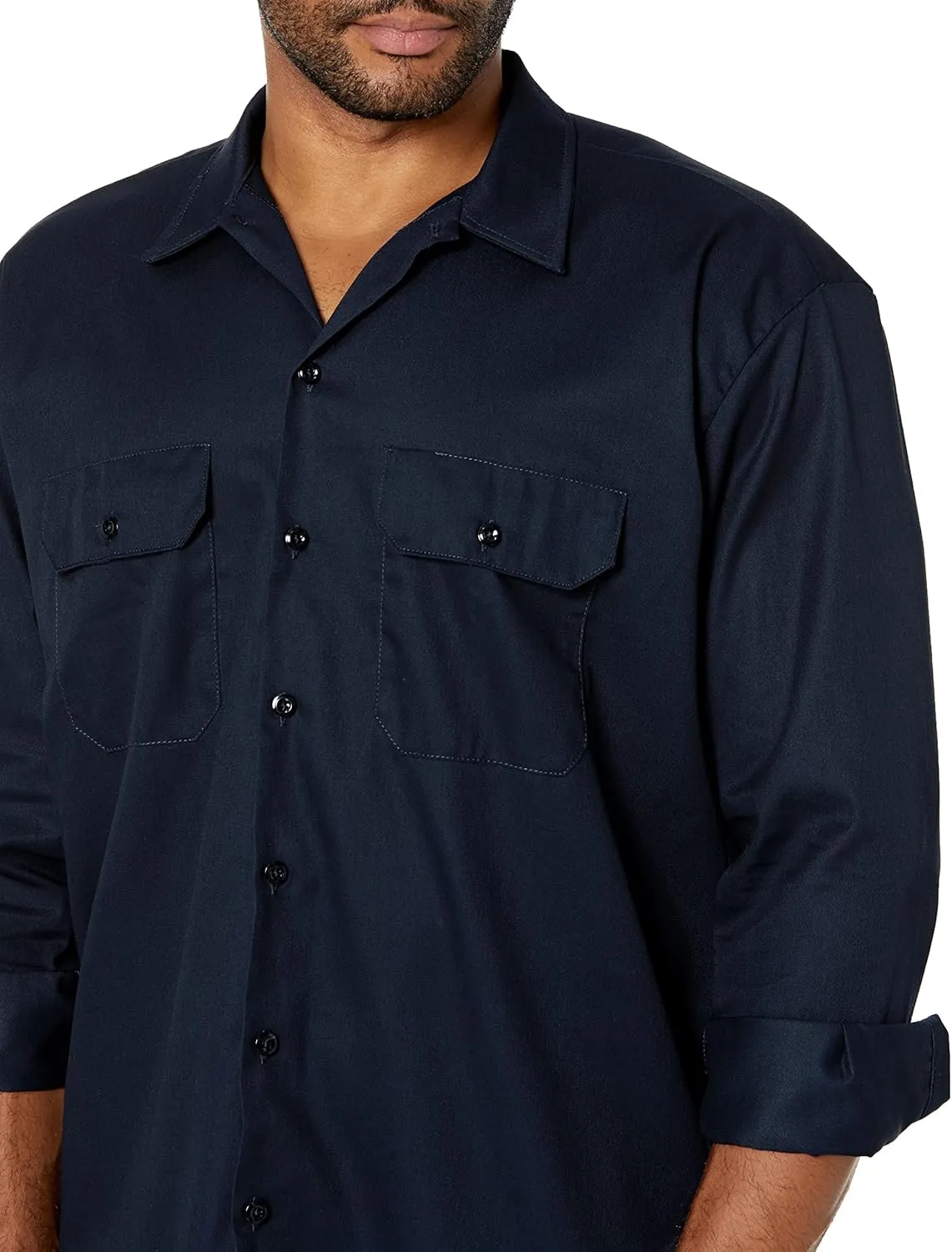 Dickies Men's Big and Tall Long Sleeve Work Shirt
