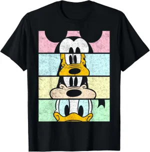 Disney Mickey And Friends Group Comic Panels T-Shirt