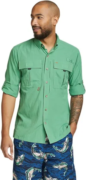 Eddie Bauer mens Upf Guide 2.0 Long-sleeve Shirt