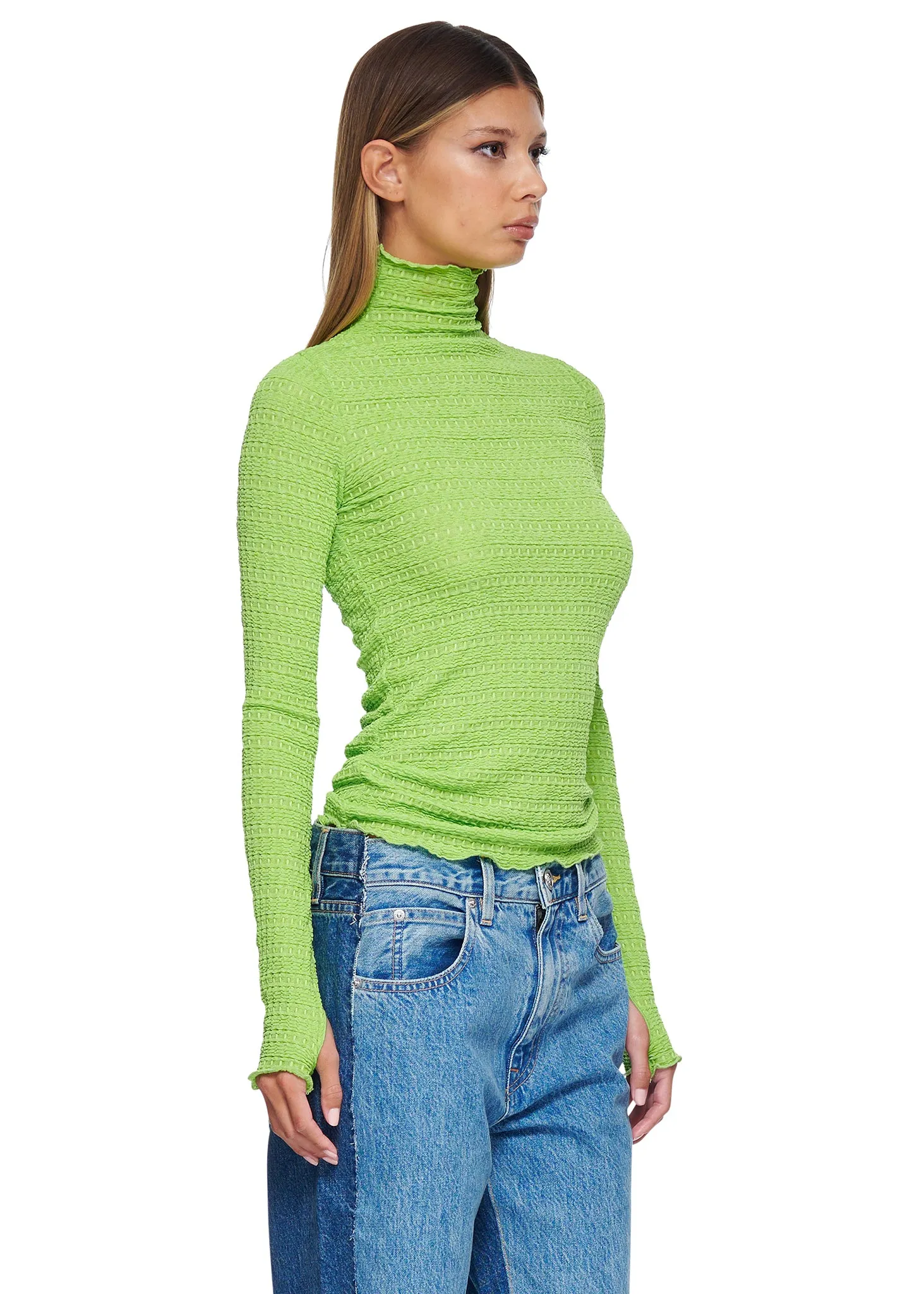 Find Me Now Plush Mock Neck Top