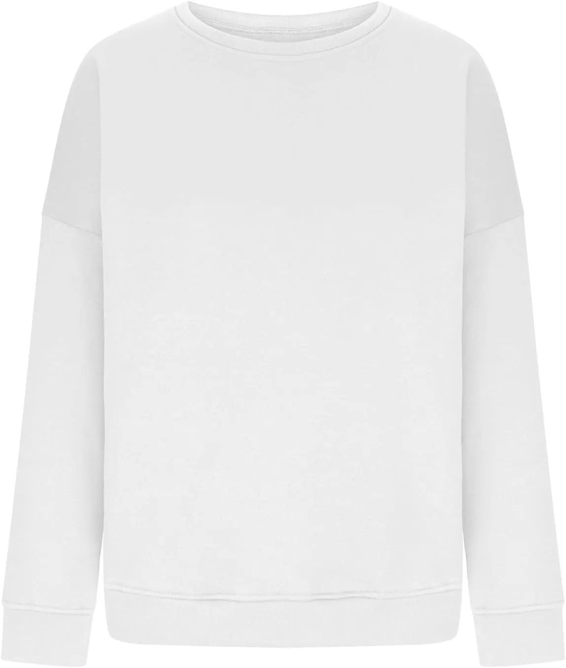 Fleece Crewneck Sweatshirts for Women Soft Comfy Fit Long Sleeve Shirts for Teen Girl Oversized Pullover Sweaters