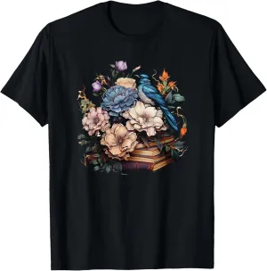 Floral Cute Graphic: Women's Vintage Wildflower Design T-Shirt