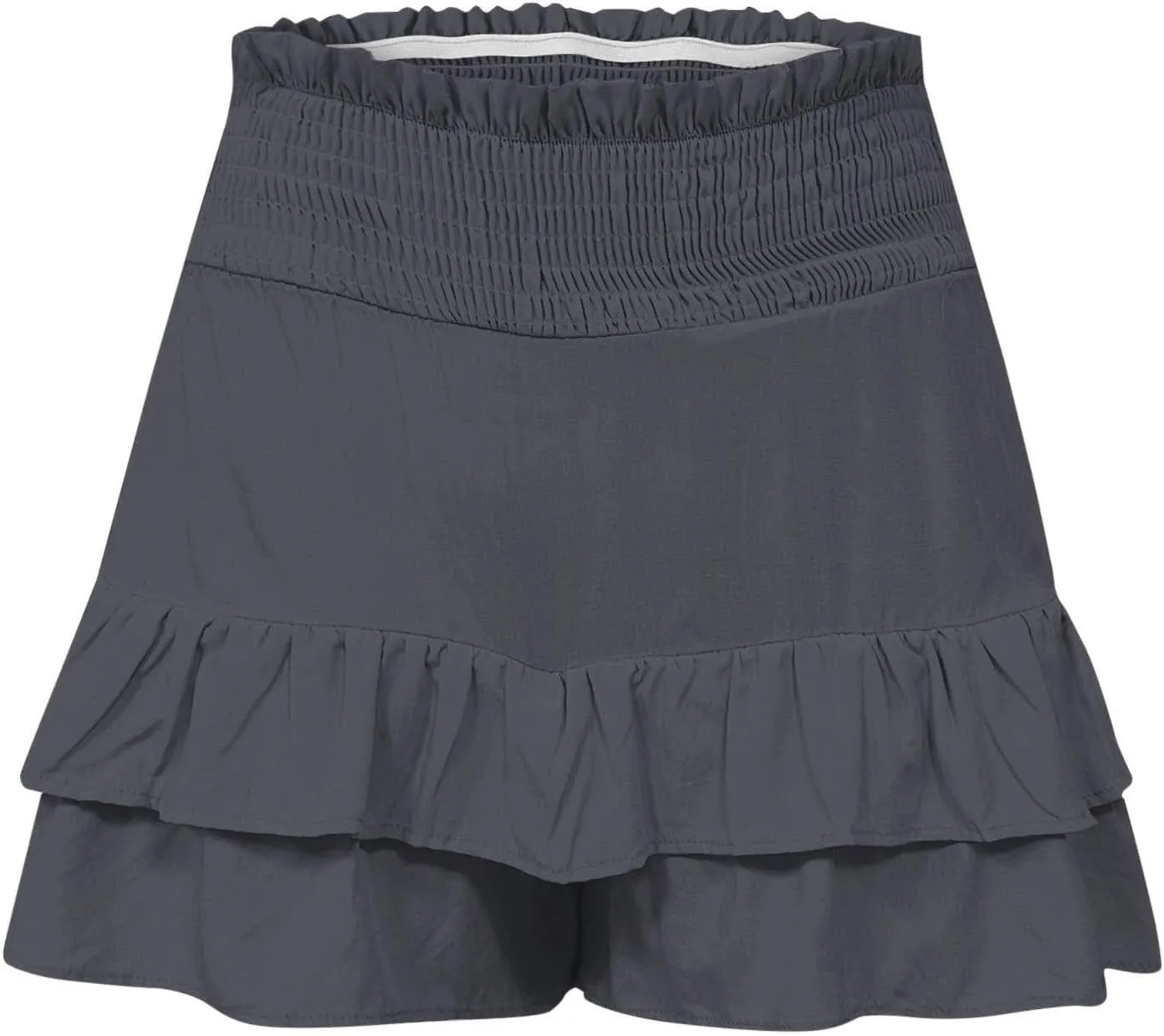 Flowy Shorts for Women 2025 Summer Pleated Shorts Pants Casual Dressy High Waisted Ruffle Short