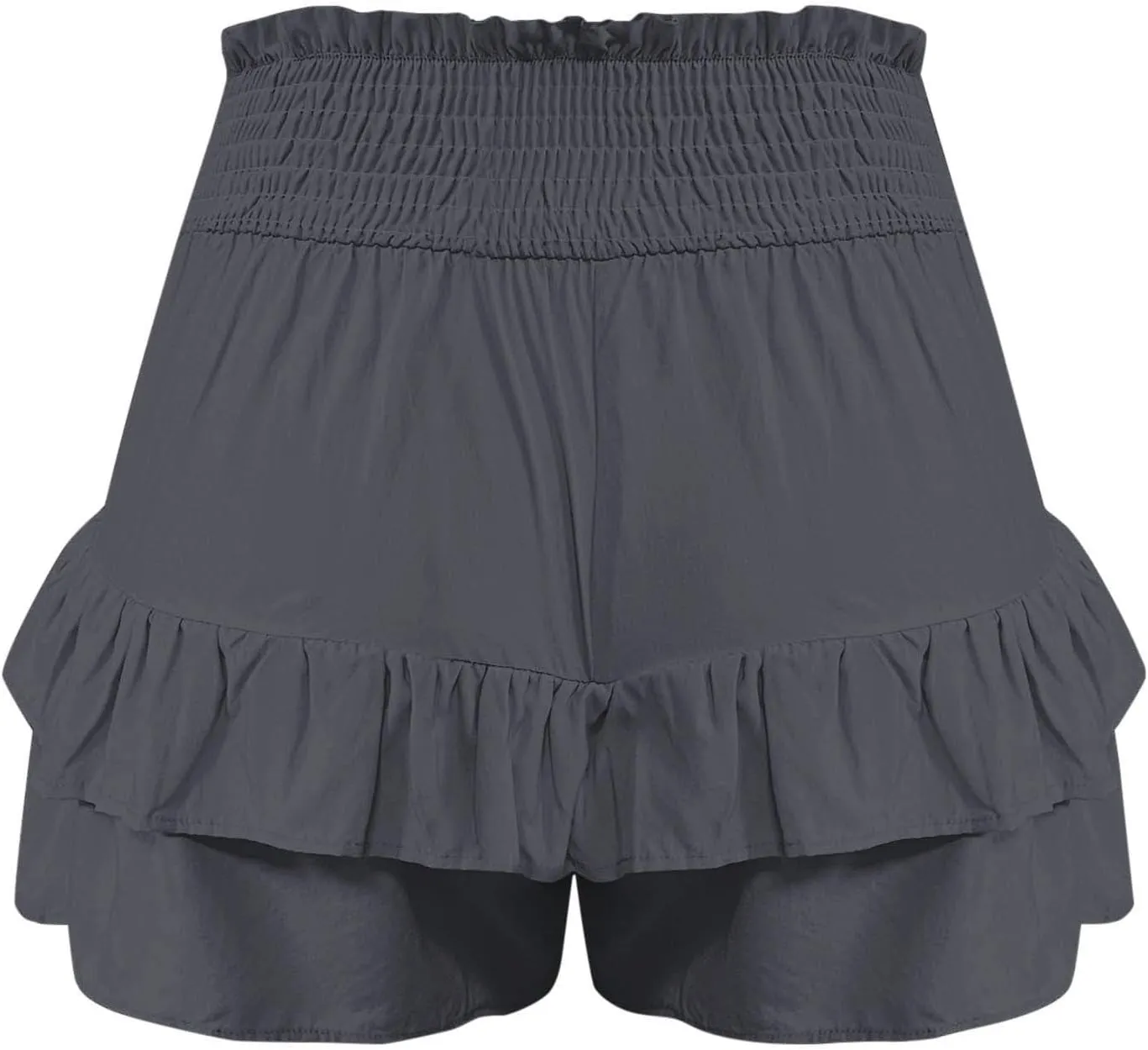 Flowy Shorts for Women 2025 Summer Pleated Shorts Pants Casual Dressy High Waisted Ruffle Short