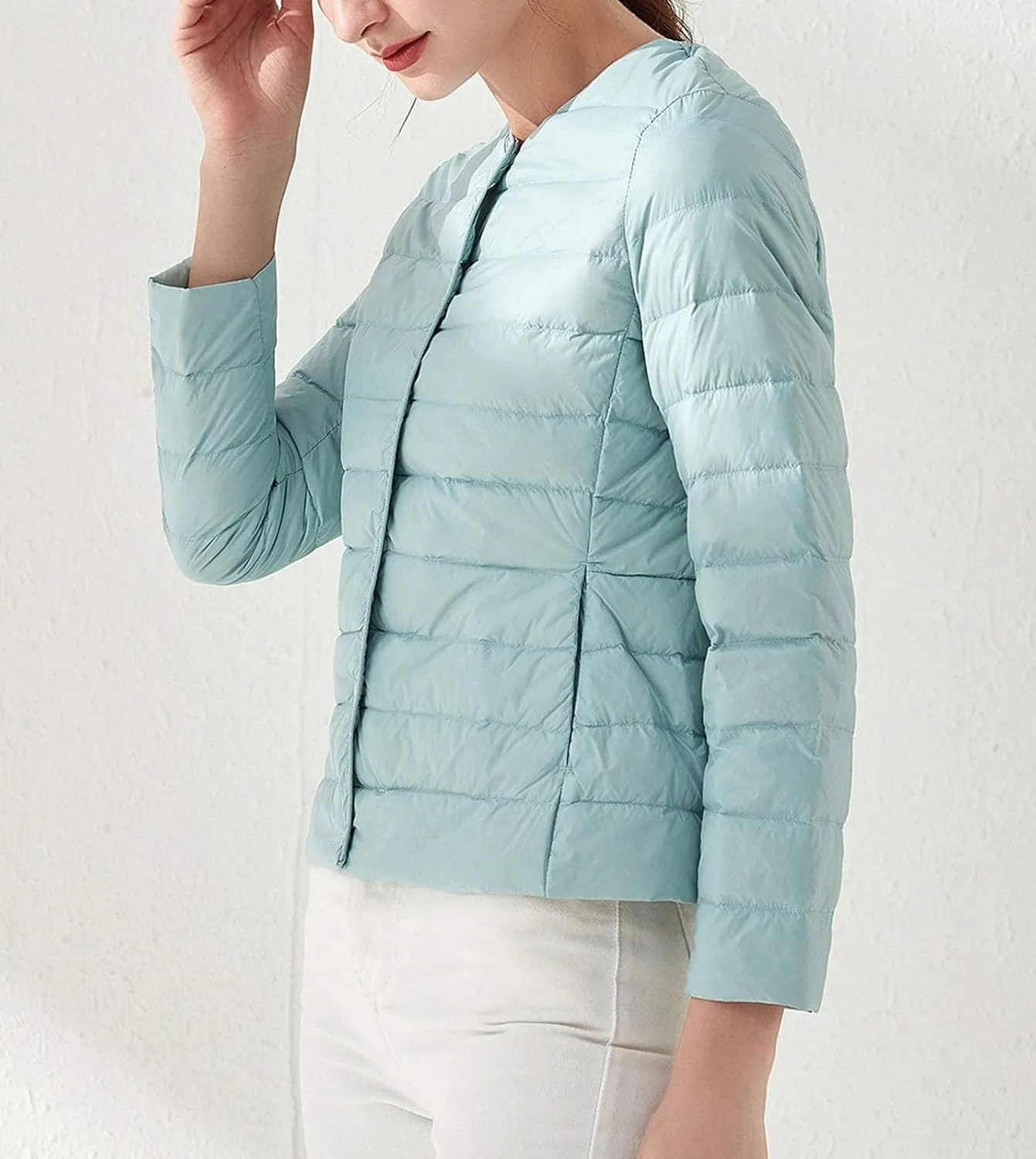 Flygo Women's Ultra Light Packable Down Jacket Puffer Coat