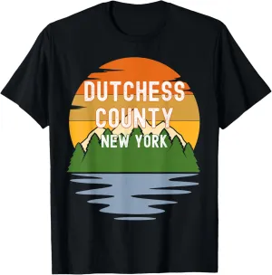 From Dutchess County New York Vintage Sunset T-Shirt