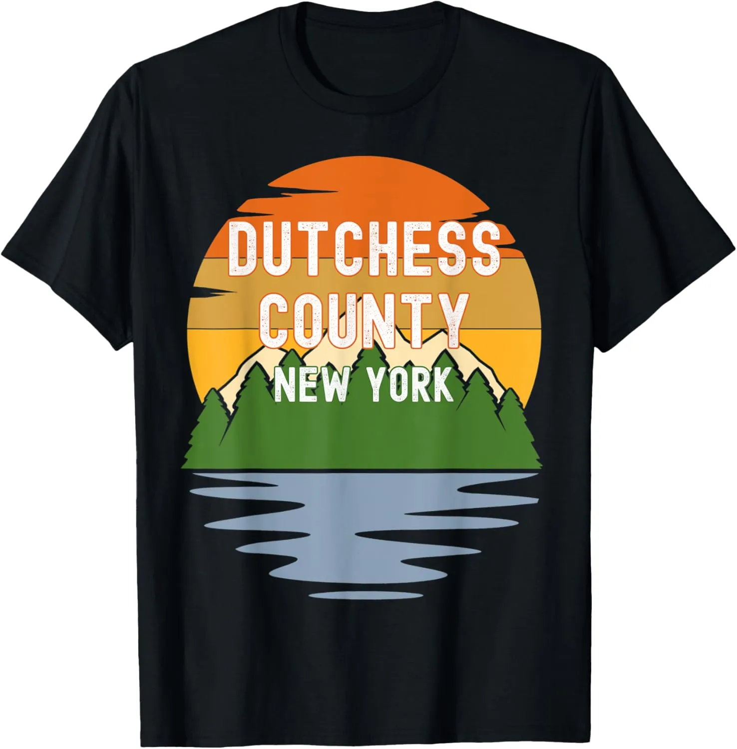From Dutchess County New York Vintage Sunset T-Shirt