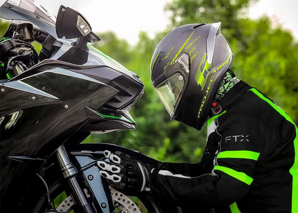 FTX Motorcycle Jacket for Mens Dual Sports Motocross Racing Biker Riding CE Armored Waterproof All-Weather