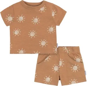 Gerber Baby Boys' Toddler T-Shirt and Shorts Set