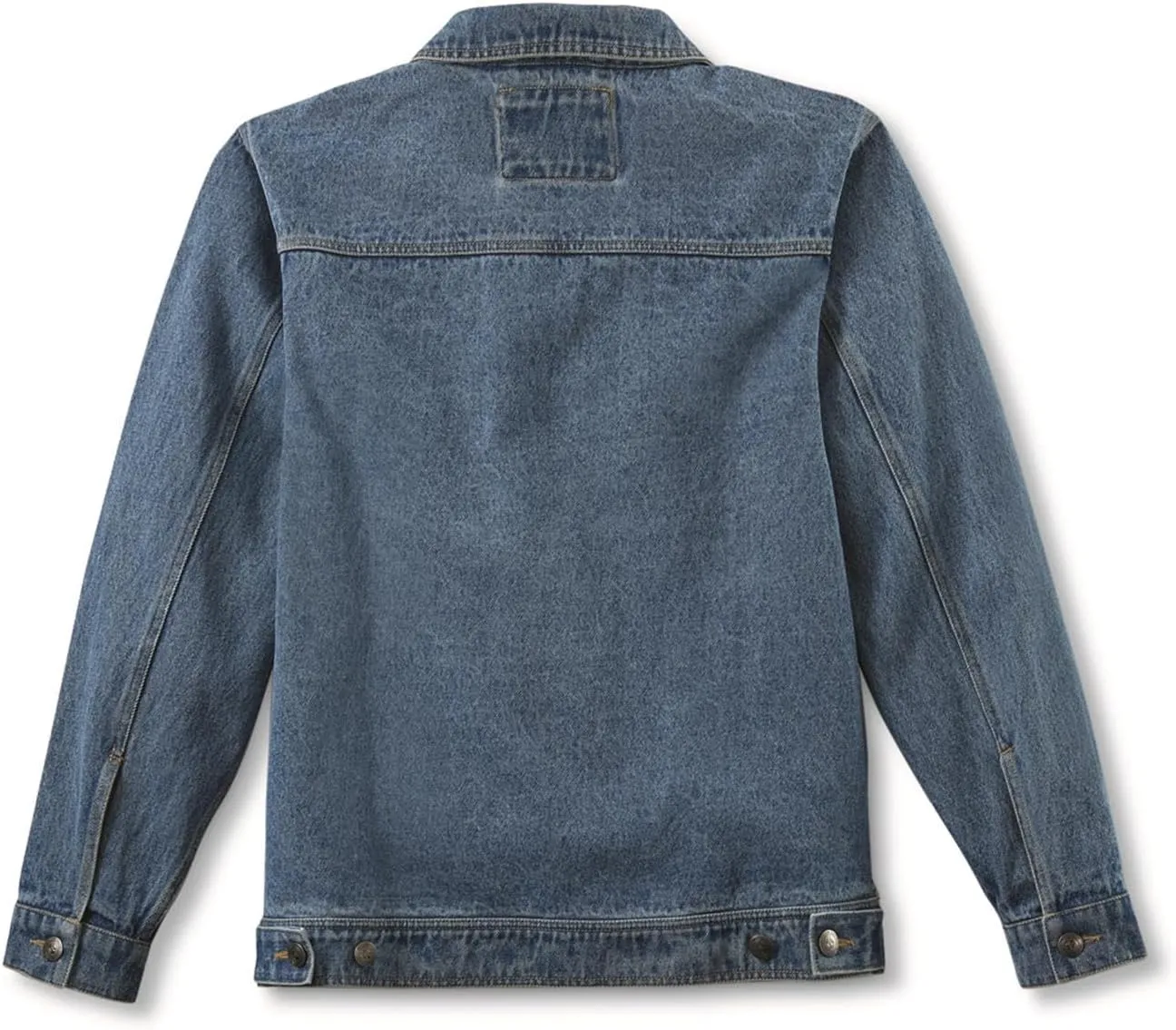 Guide Gear Mens Unlined Jacket; Cotton Button Down Cowboy Jean Coat