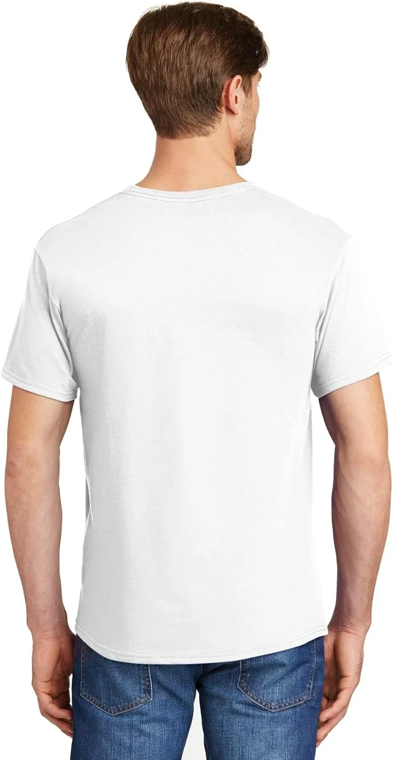 Hanes Men's 5-Pack Tagless Comfortsoft Crewneck T-Shirt