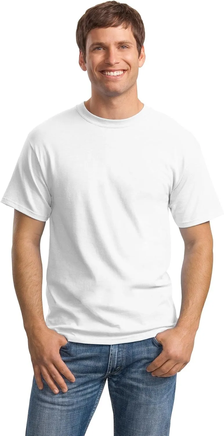 Hanes Men's Blue Label Crew T-Shirt (Pack Of 6)