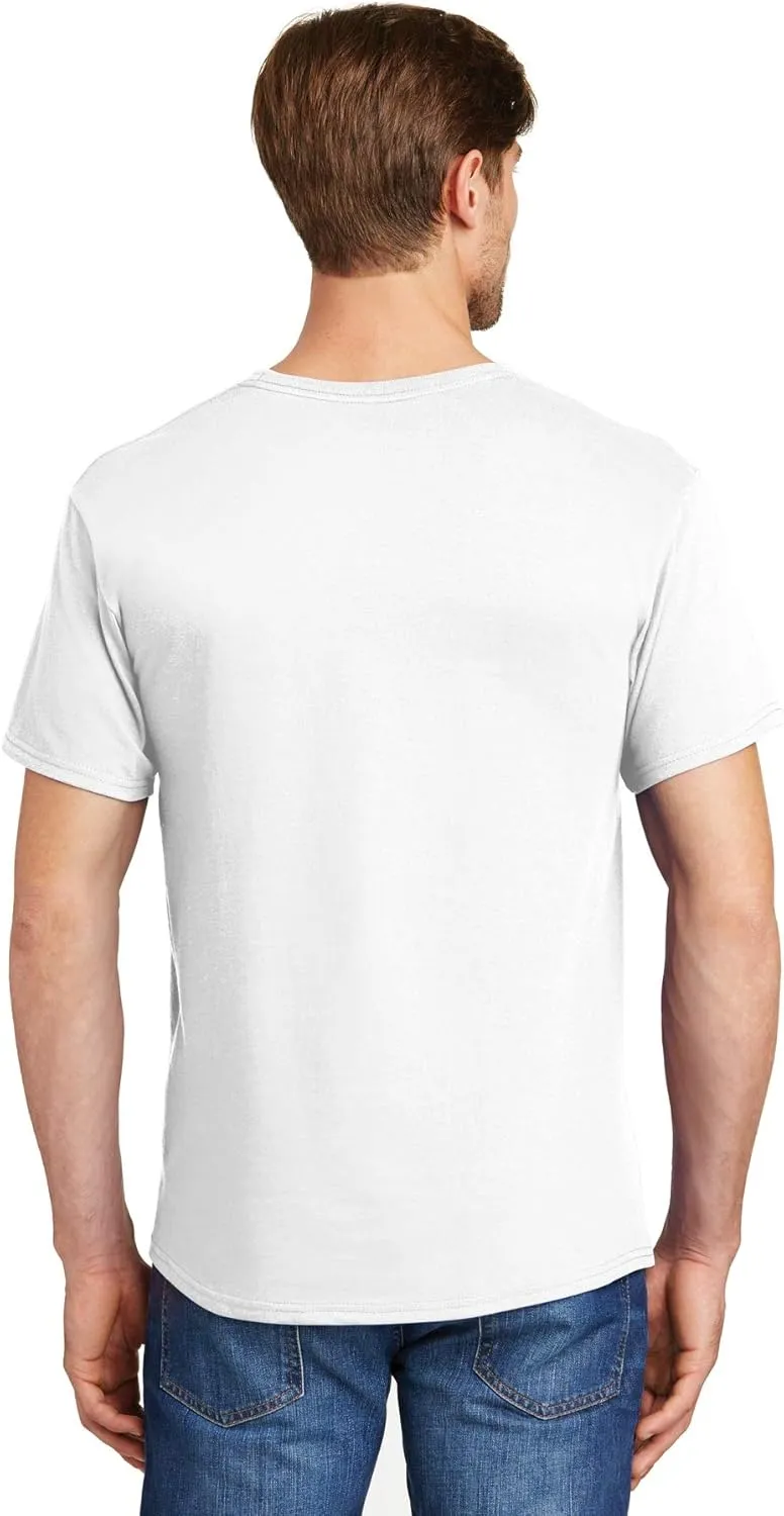Hanes Men's Blue Label Crew T-Shirt (Pack Of 6)