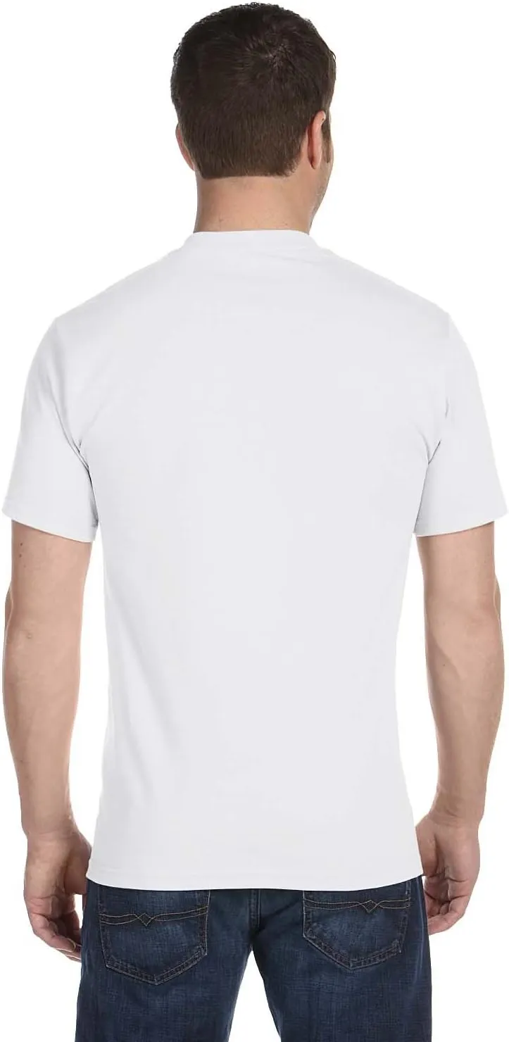 Hanes Men's Blue Label Crew T-Shirt (Pack Of 6)