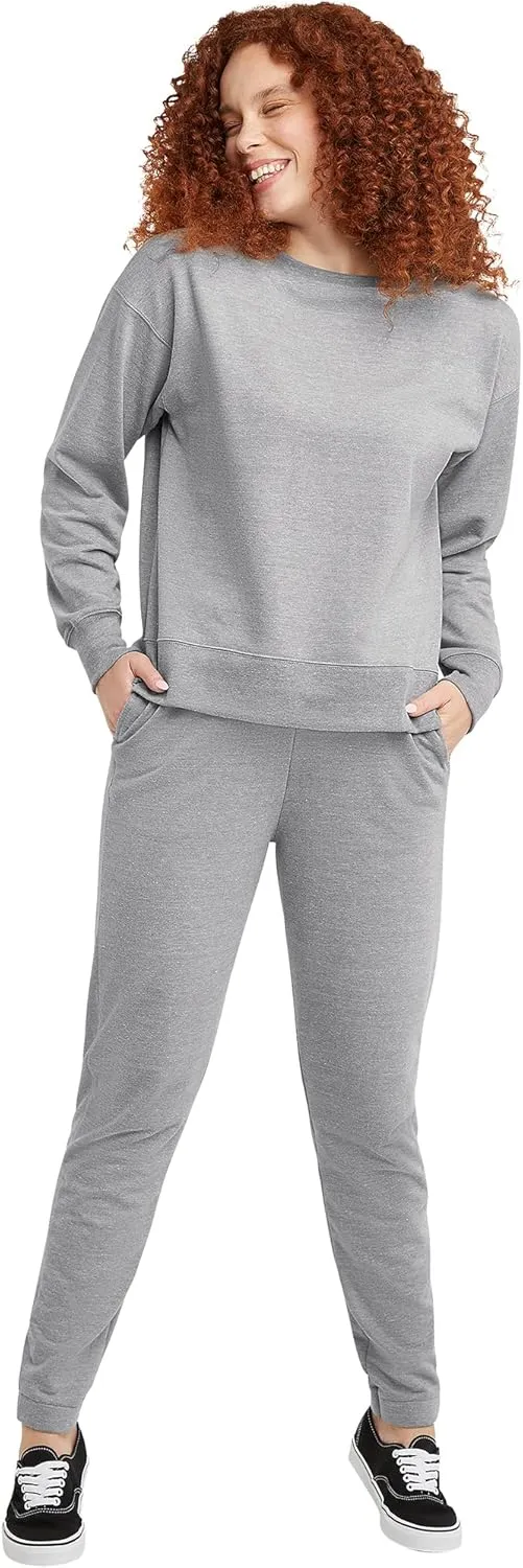 Hanes Women's Originals French Terry Joggers, Lightweight Sweatpants for Women, 30"