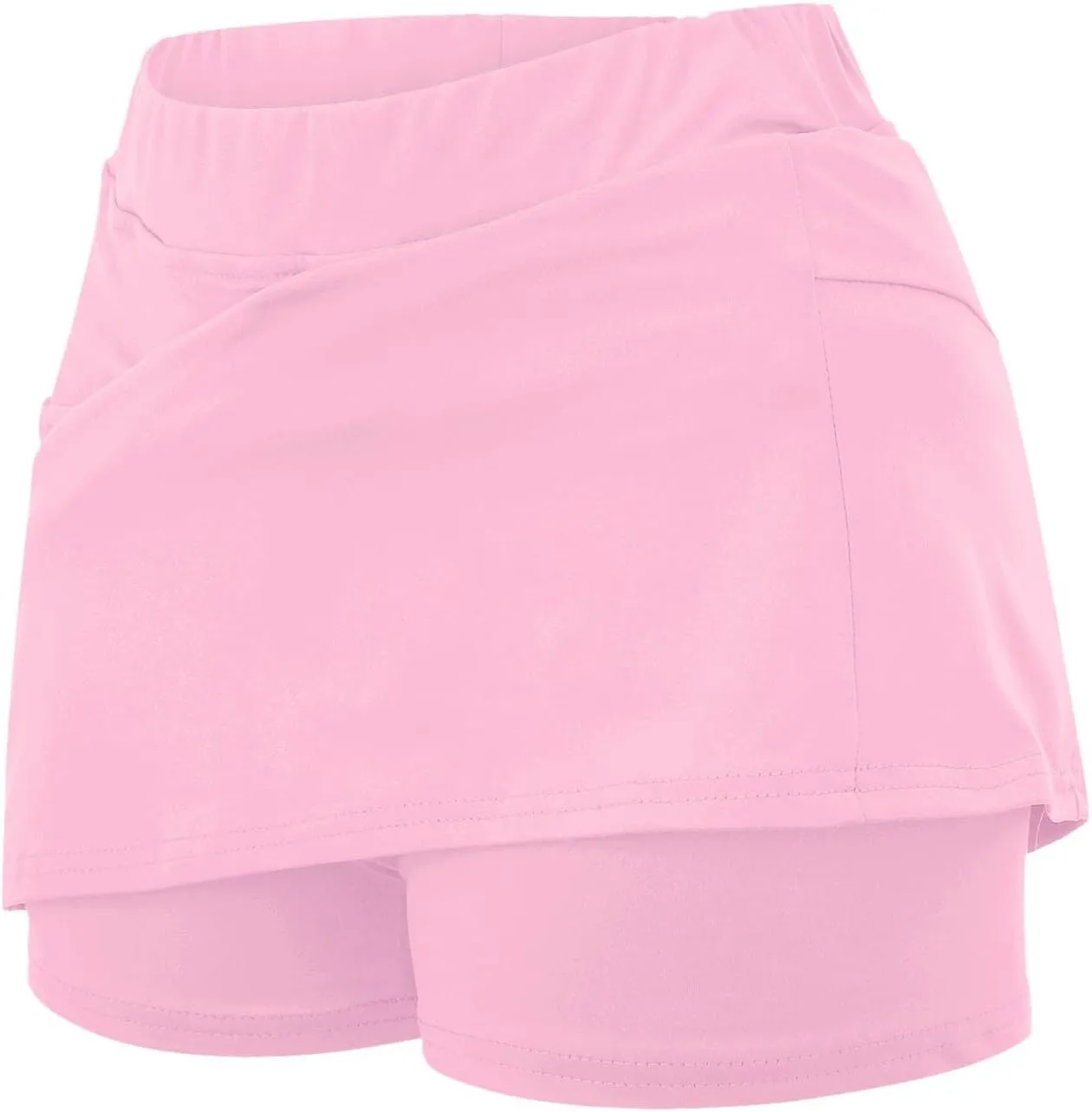 High Waisted Women's Pleated Tennis Skirts for Women with Shorts Elastic Comfort Athletic Shorts 2024 Golf Skirts