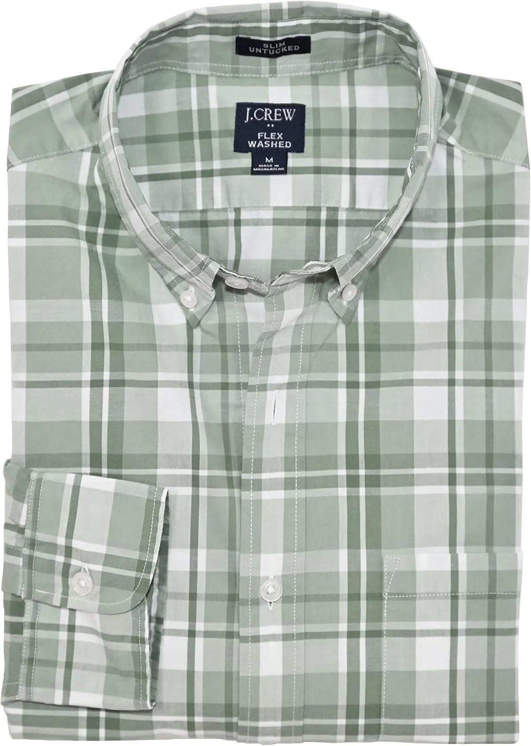 J.Crew Mercantile Men's Long Sleeve Slim Untucked Flex Shirt