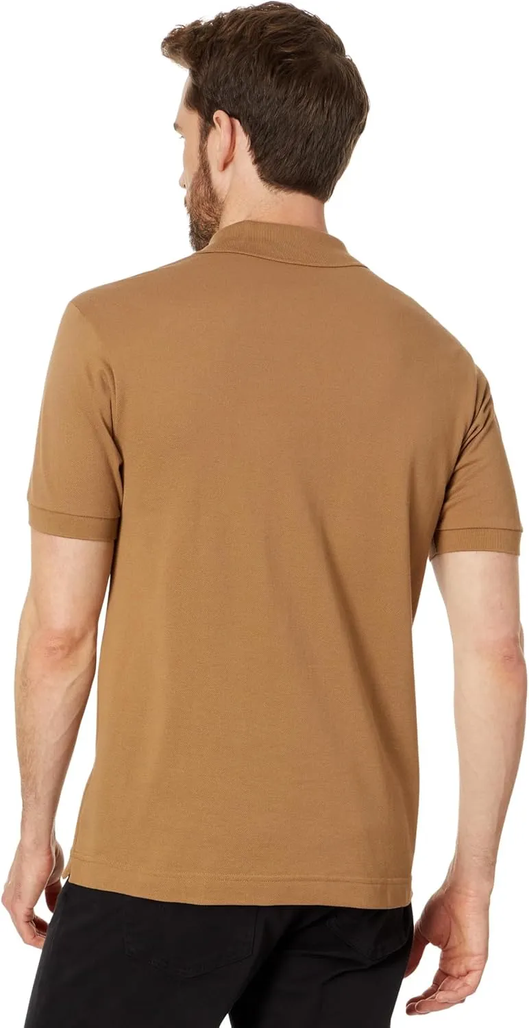 Lacoste Men's Short Sleeve Stacked Timeline Croc Polo Shirt