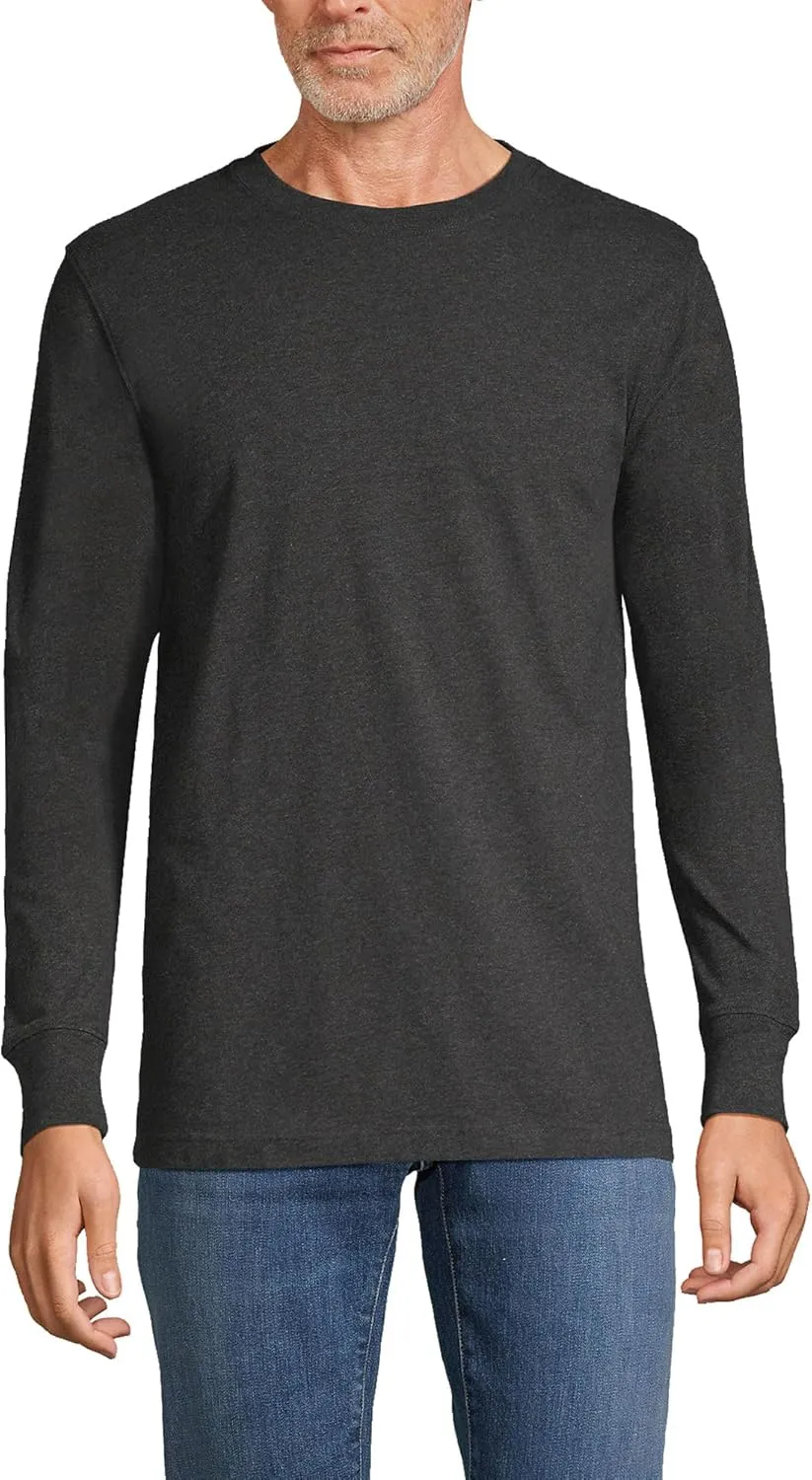 Lands' End Men's Super-T Long Sleeve T-Shirt
