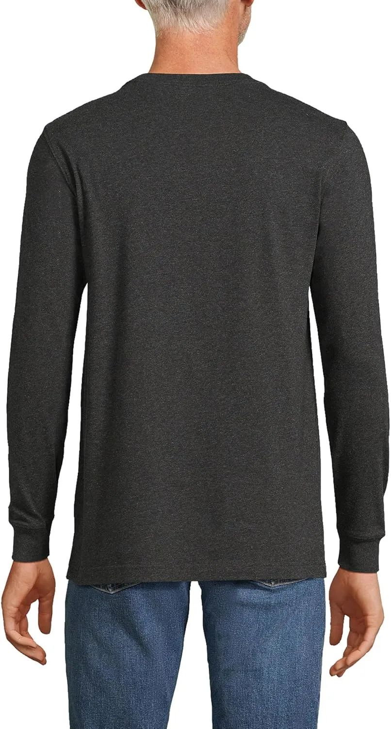 Lands' End Men's Super-T Long Sleeve T-Shirt