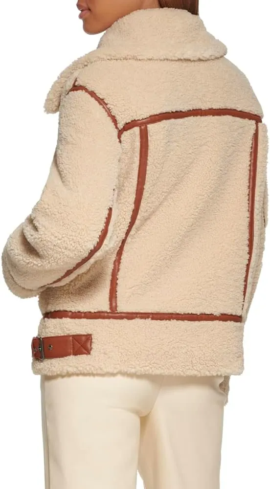 Levi's Women's Sherpa Moto Jacket (Standard & Plus Sizes)