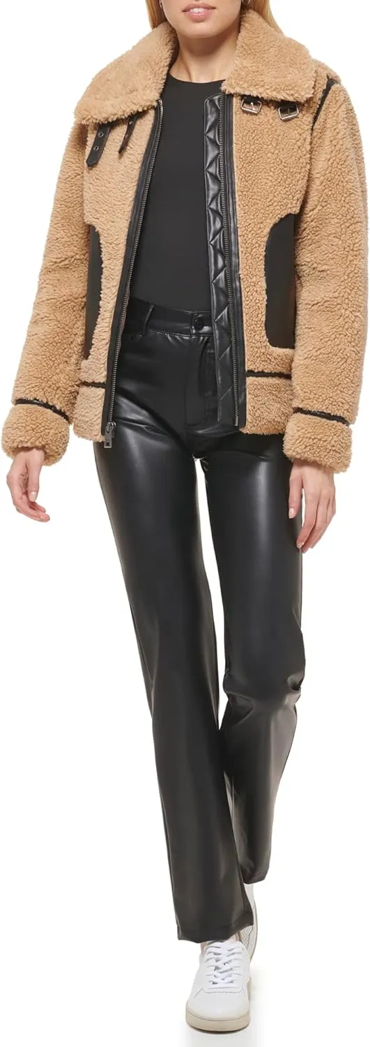 Levi's Women's Sherpa Moto Jacket (Standard & Plus Sizes)