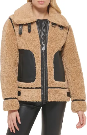 Levi's Women's Sherpa Moto Jacket (Standard & Plus Sizes)