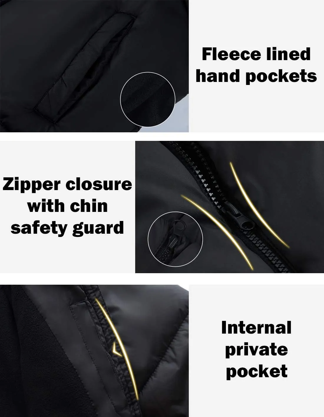 maoo garden Girls Winter Long Puffer Lightweight Coat Thick Padded Soft Fleece Jacket with Hood