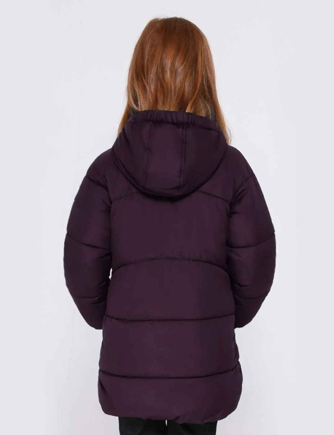 maoo garden Girls Winter Long Puffer Lightweight Coat Thick Padded Soft Fleece Jacket with Hood