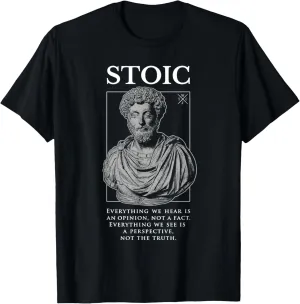 Marcus Aurelius Opinion and Perspective Stoicism Quote T-Shirt