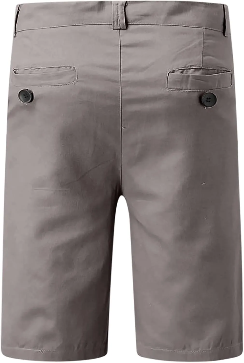 Men's Cargo Shorts Lightweight Solid Flat Front Outdoor Work Shorts Casual Sports Slim Fit Activewear with Pocket