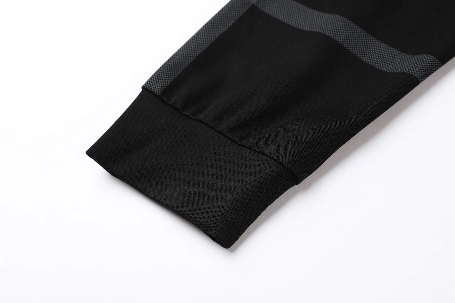 Mens Casual Striped Long Sleeve Collared T Shirt Polo Shirts