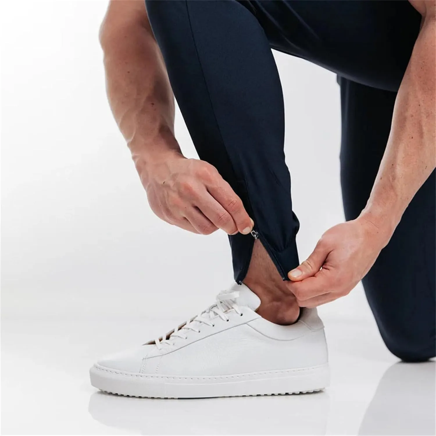 Mens Chinos Dress Pants Slim Fit Stretch Flat Front Golf Pants Casual Travel Pants Skinny Stretch Casual Pants