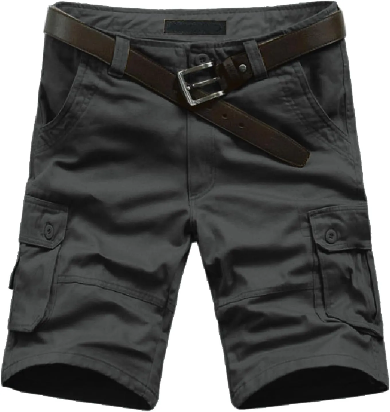 Men's Classic Cargo Stretch Shorts Lightweight Summer Beach Shorts Fashion Leisure Pants Overalls Golf Pants Joggers