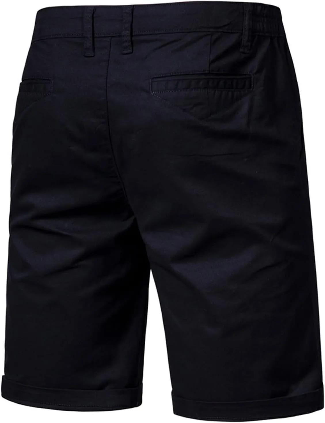 Men's Slim-Fit 5" Shorts Lightweight Outdoor Cargo Short Classic Stretch Chino Shorts Athletic Hiking Tactical Shorts