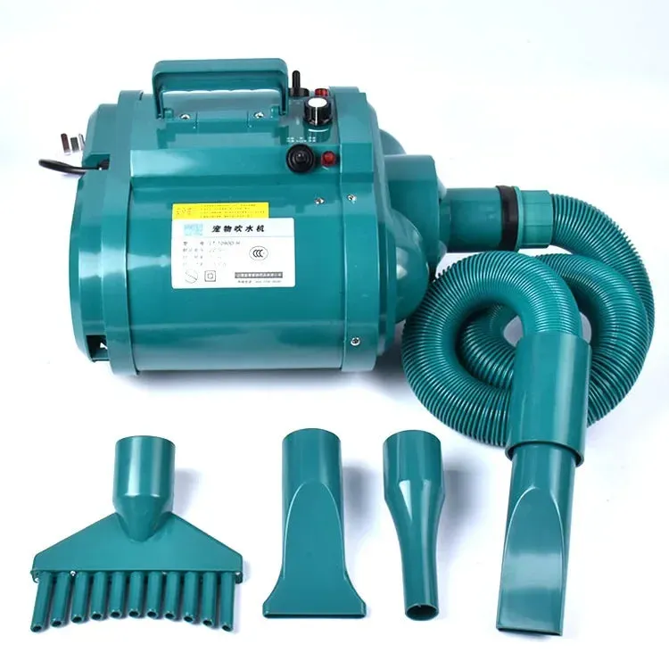 Professional 3200W Double Motor Pet Hair Dryer & Grooming Blower – High-Power, Low-Noise Dog & Cat Dryer with 4-Speed Hot/Cold Air for Small to Large Pets