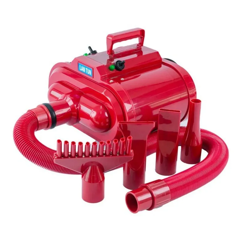 Professional 3200W Double Motor Pet Hair Dryer & Grooming Blower – High-Power, Low-Noise Dog & Cat Dryer with 4-Speed Hot/Cold Air for Small to Large Pets