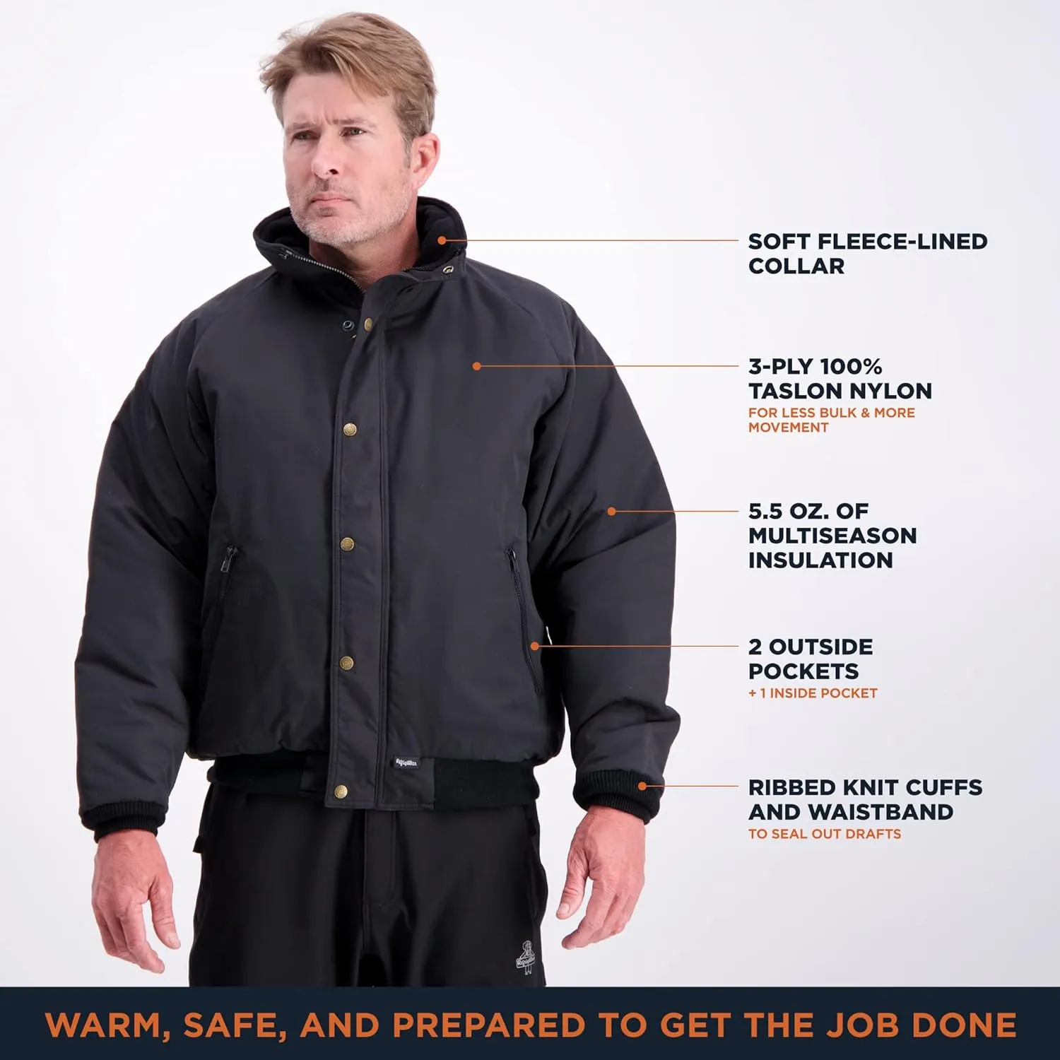 RefrigiWear ChillBreaker Lightweight All-Season Water-Resistant Insulated Jacket